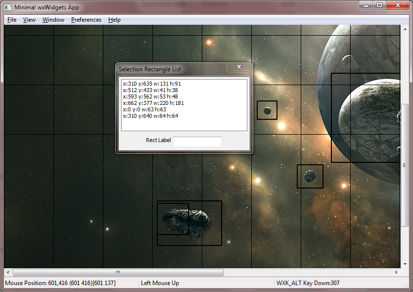 rectangle list utility